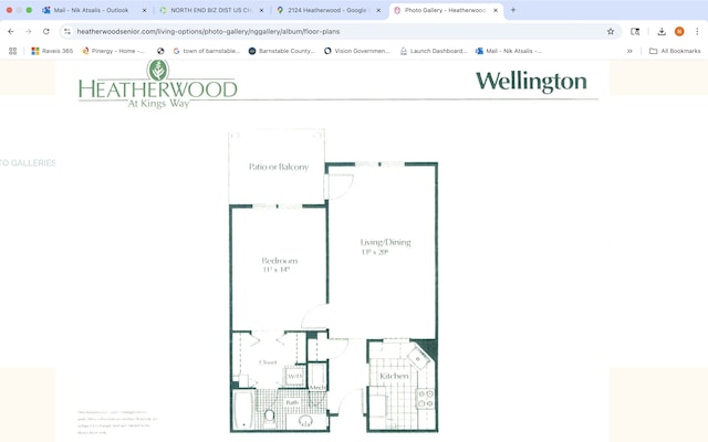 2124 Heatherwood, Yarmouth Port, MA 02675 - room layout