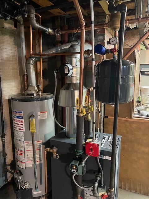 utilities featuring water heater
