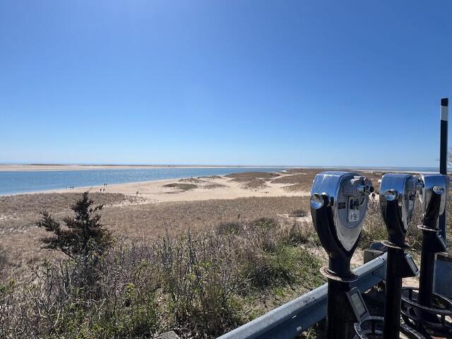 water view featuring a beach view