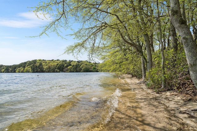 38 Captain Baker Rd, Brewster, MA 02631 - water view featuring a heavily wooded area