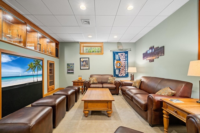 38 Captain Baker Rd, Brewster, MA 02631 - living room with carpet floors and recessed lighting
