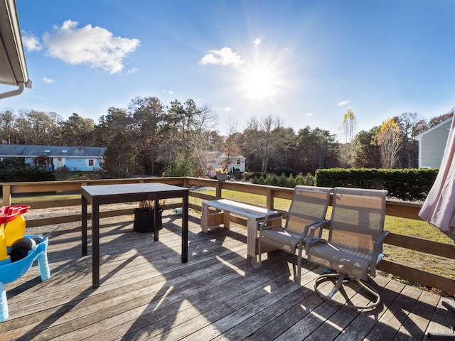 view of deck