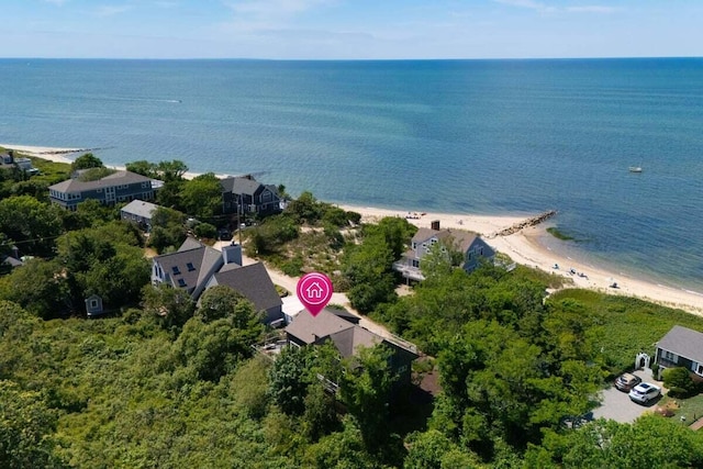 63 Swift Ln, Brewster, MA 02631 - aerial view of property and surrounding area with expansive coastline