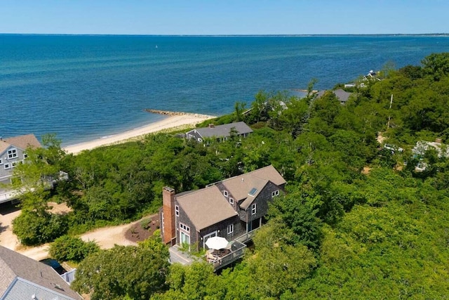 63 Swift Ln, Brewster, MA 02631 - bird's eye view of a large body of water