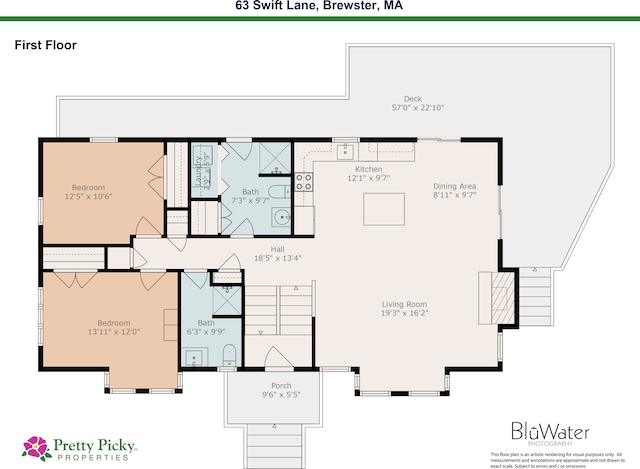 63 Swift Ln, Brewster, MA 02631 - view of room layout