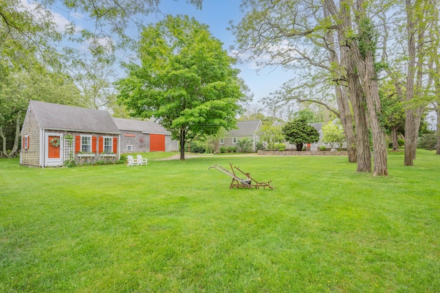 350 Plum St, West Barnstable, MA 02668 - view of grassy yard