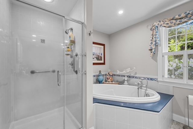 350 Plum St, West Barnstable, MA 02668 - bathroom with a stall shower and a bath