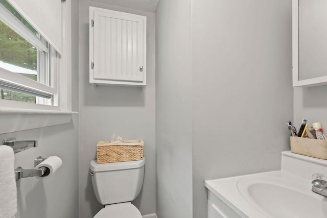 566 County Rd, Pocasset, MA 02559 - half bathroom featuring toilet and vanity