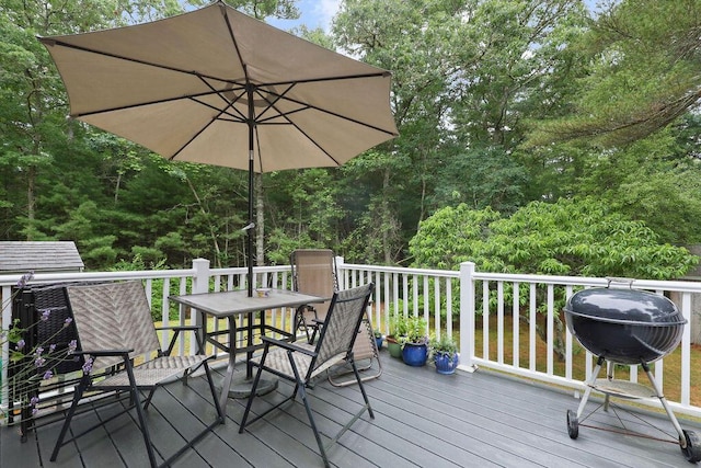 566 County Rd, Pocasset, MA 02559 - deck featuring outdoor dining space and grilling area