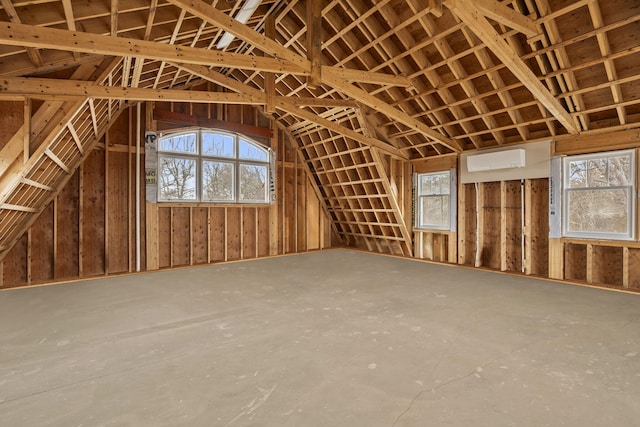 5 Jakes Ln, Brewster, MA 02631 - misc room with an AC wall unit and lofted ceiling