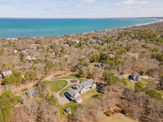 5 Jakes Ln, Brewster, MA 02631 - birds eye view of property featuring a water view