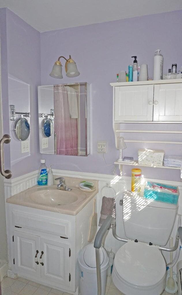 103 Moco Rd, West Barnstable, MA 02668 - bathroom featuring vanity and toilet