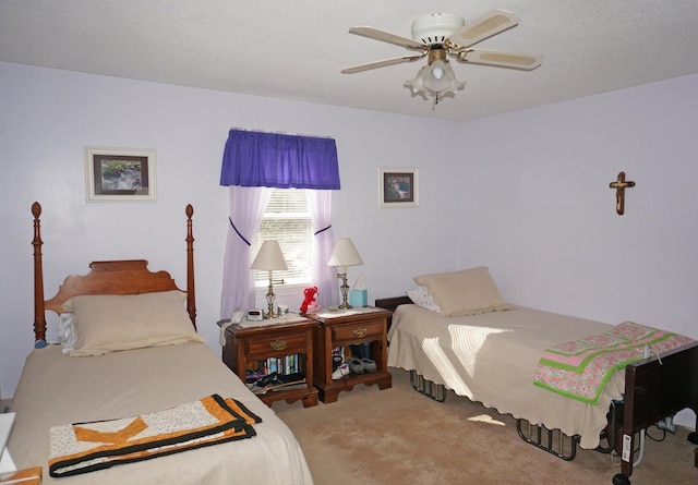 103 Moco Rd, West Barnstable, MA 02668 - bedroom with carpet flooring and ceiling fan