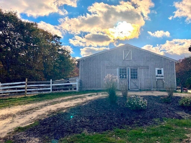 341 Service Rd, Sandwich, MA 02563 - view of barn with fence