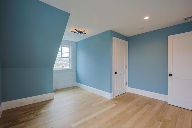 72 Woodside Dr, East Falmouth, MA 02536 - bonus room with recessed lighting, light wood-style flooring, baseboards, and visible vents