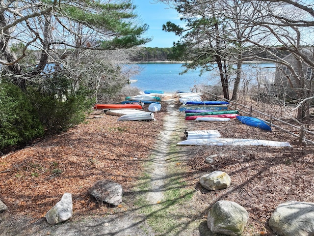 72 Woodside Dr, East Falmouth, MA 02536 - view of yard with a water view