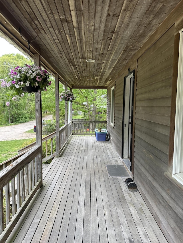 96 Machester Ave, Oak Bluffs, MA 02557 - view of wooden porch