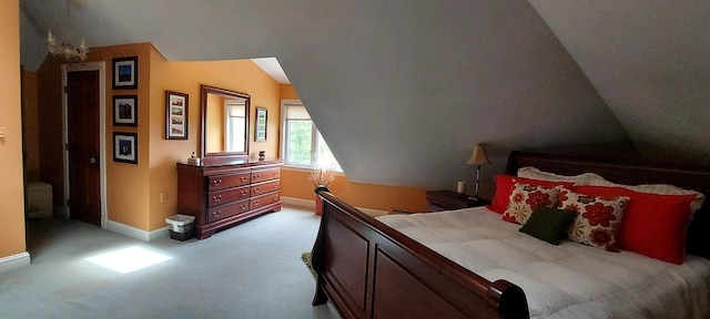 3 Wolf Rd, Buzzards Bay, MA 02532 - bedroom featuring vaulted ceiling, baseboards, and light carpet