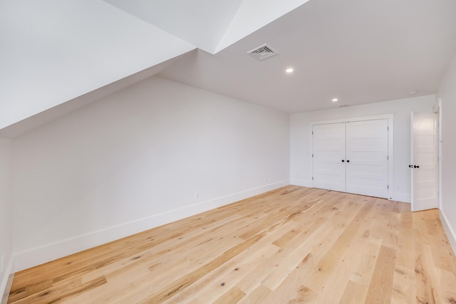 213 N Falmouth Hwy Unit 5B, North Falmouth, MA 02556 - additional living space with recessed lighting, light wood-type flooring, and baseboards