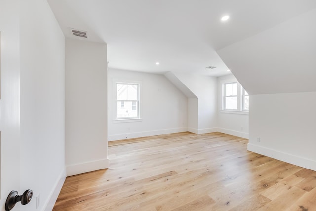 213 N Falmouth Hwy Unit 5B, North Falmouth, MA 02556 - additional living space with light wood-style floors, visible vents, and recessed lighting