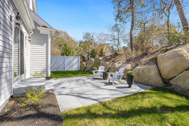 213 N Falmouth Hwy Unit 5B, North Falmouth, MA 02556 - view of patio with fence