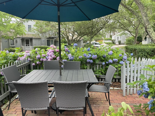 40 Brant Rock Rd, Mashpee, MA 02649 - view of patio with outdoor dining space