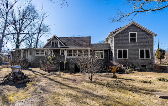 view of rear view of house