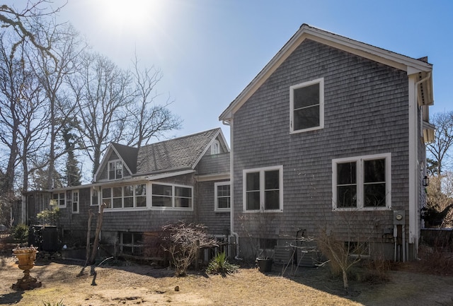 view of rear view of property