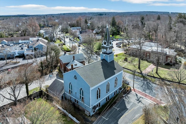 143 Main St, Sandwich, MA 02563 - drone / aerial view featuring a residential view