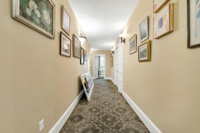 143 Main St, Sandwich, MA 02563 - hallway featuring carpet floors and baseboards