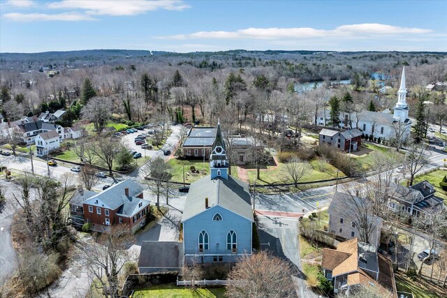 143 Main St, Sandwich, MA 02563 - aerial view with a residential view and a wooded view