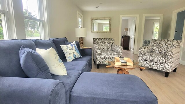 2-A Bodfish Ave, Sandwich, MA 02563 - living area featuring wood finished floors