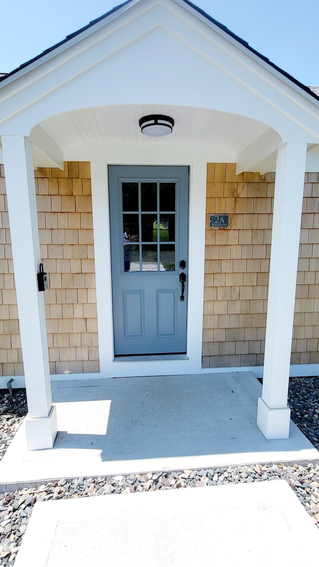 2-A Bodfish Ave, Sandwich, MA 02563 - property entrance with a porch