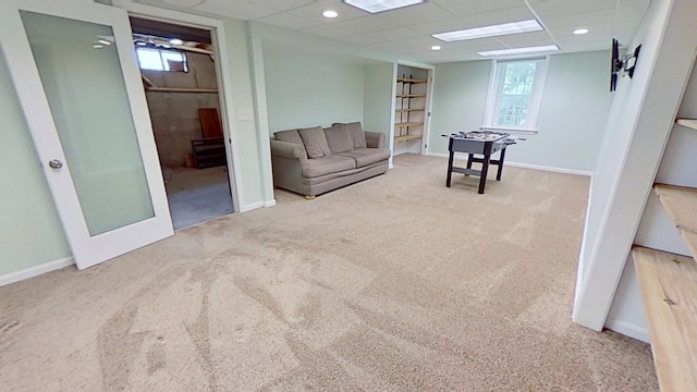 91 Hitching Post Ln, Centerville, MA 02632 - playroom featuring carpet flooring, baseboards, and recessed lighting