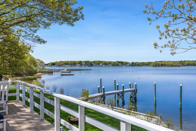 30 Overland Rd, Mashpee, MA 02649 - dock with a water view