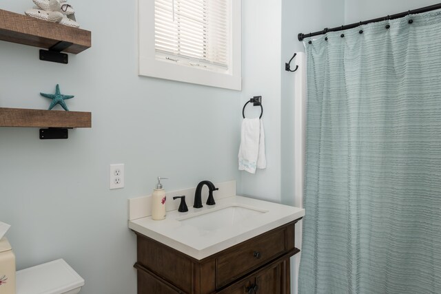 79 Neshobe Rd, Mashpee, MA 02649 - bathroom featuring vanity and a shower with shower curtain