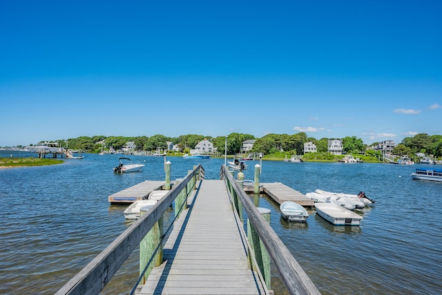 79 Neshobe Rd, Mashpee, MA 02649 - dock area with a water view
