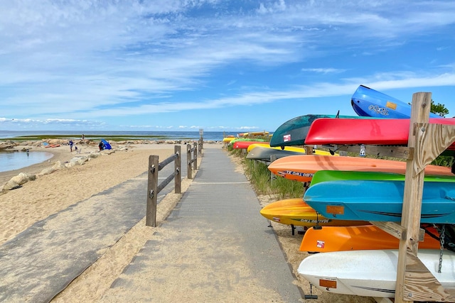 water view with local beach