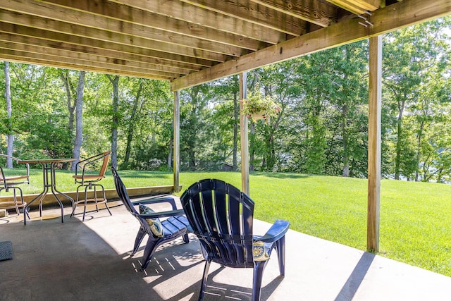 view of patio