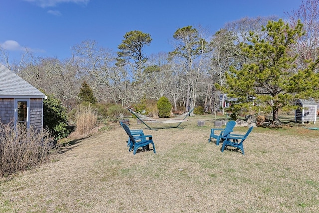 view of yard