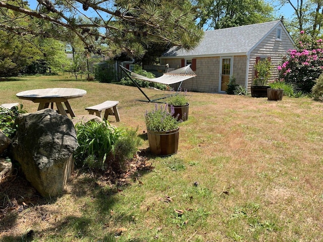 view of yard