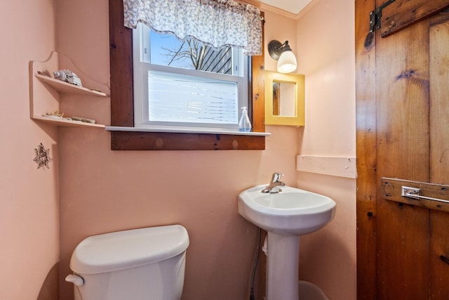 bathroom with toilet
