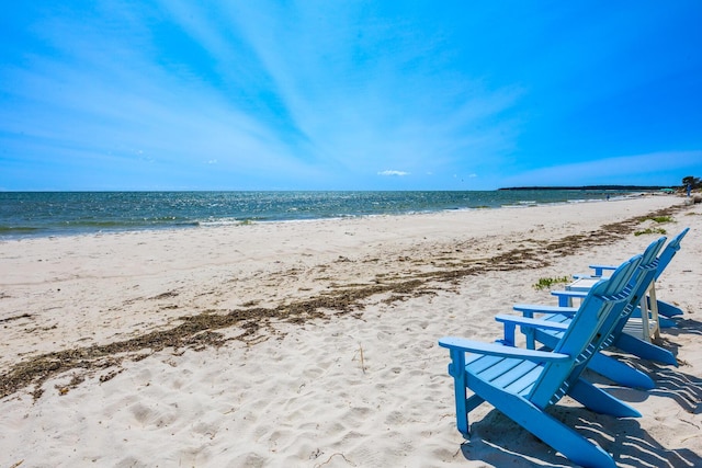 water view featuring a view of the beach