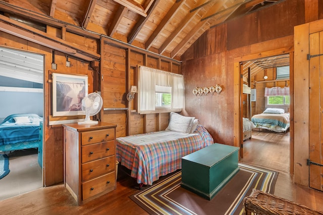 92 John Joseph Rd, Harwich, MA 02645 - bedroom with wooden walls, wood ceiling, and wood finished floors