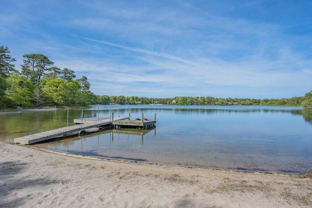 92 John Joseph Rd, Harwich, MA 02645 - dock area with a water view and a forest view