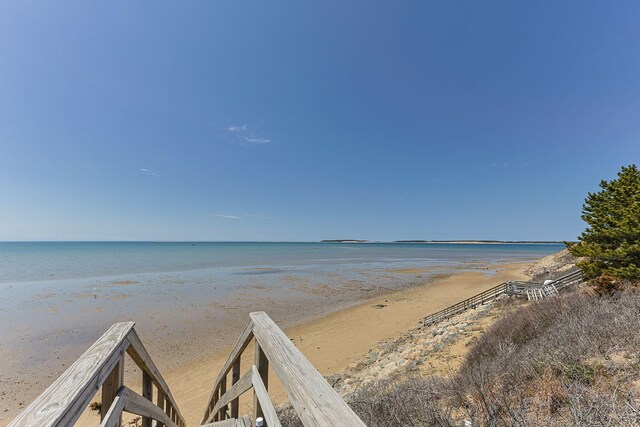 water view featuring a view of the beach