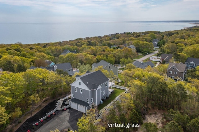 29 Sheppard Rd, Sagamore Beach, MA 02562 - aerial view of a large body of water and a heavily wooded area