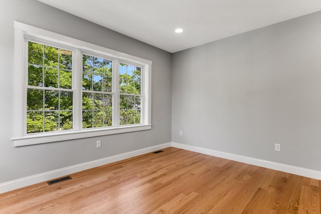 29 Sheppard Rd, Sagamore Beach, MA 02562 - spare room with baseboards, light wood finished floors, and recessed lighting