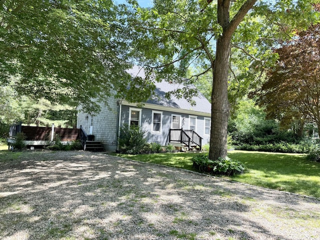 18 Staysail Cir, Marstons Mills, MA 02648 - view of front of property featuring a front lawn