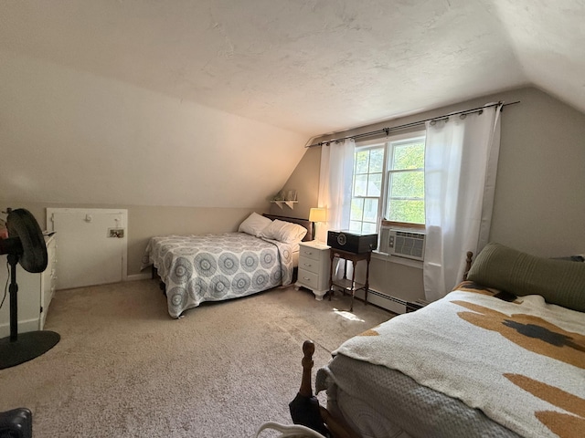 18 Staysail Cir, Marstons Mills, MA 02648 - bedroom featuring vaulted ceiling, carpet, and a baseboard radiator